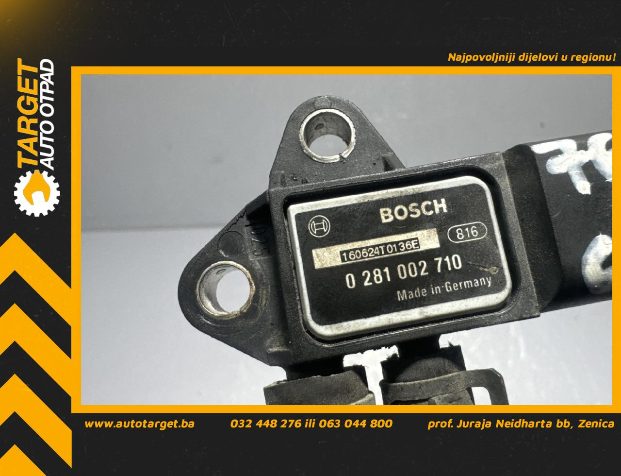 DIJELOVI SENZOR PRITISKA VW CADDY > 03-10 1.9 0281002710