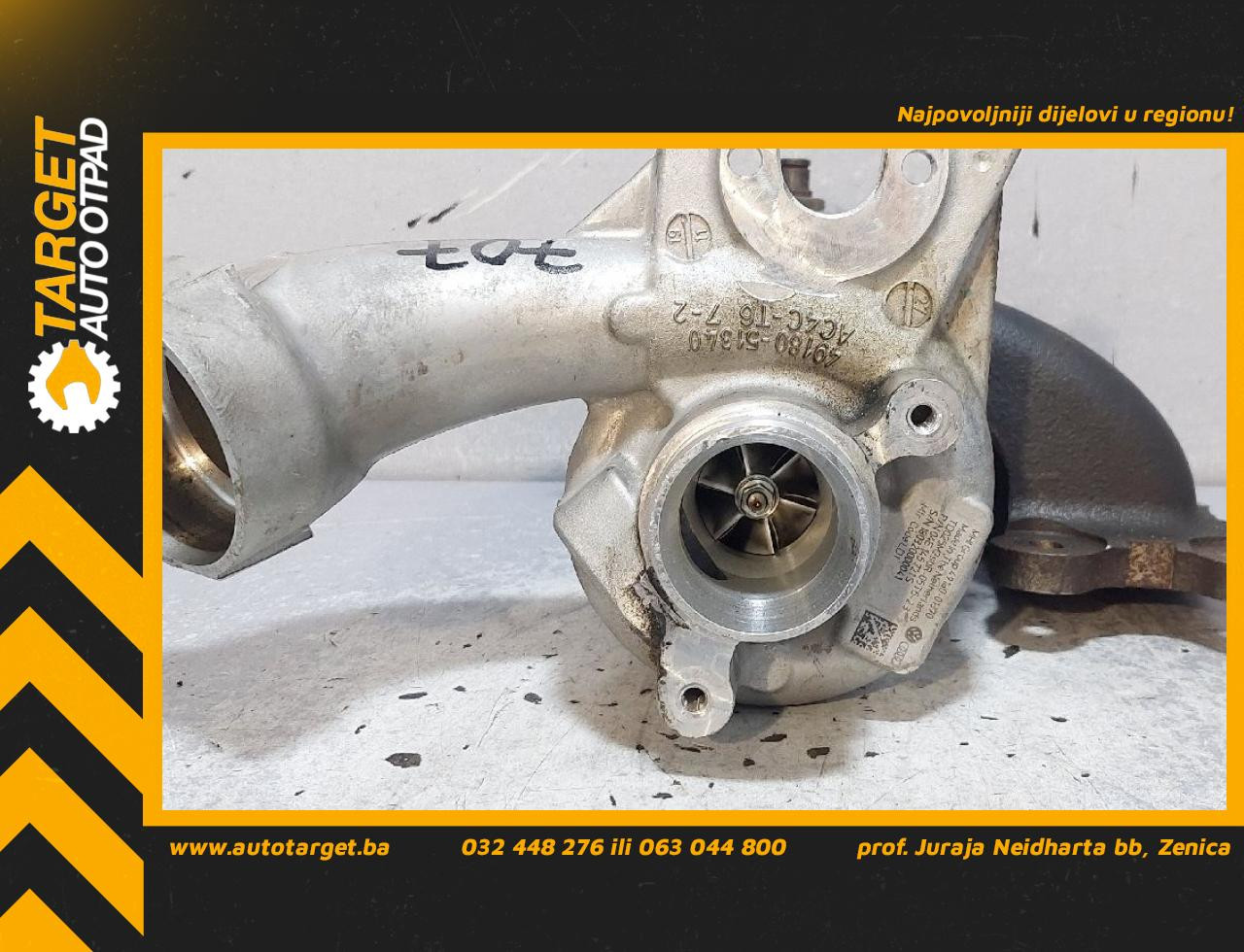 DIJELOVI TURBINA SKODA OCTAVIA > 13-16 1.4 04E145721S