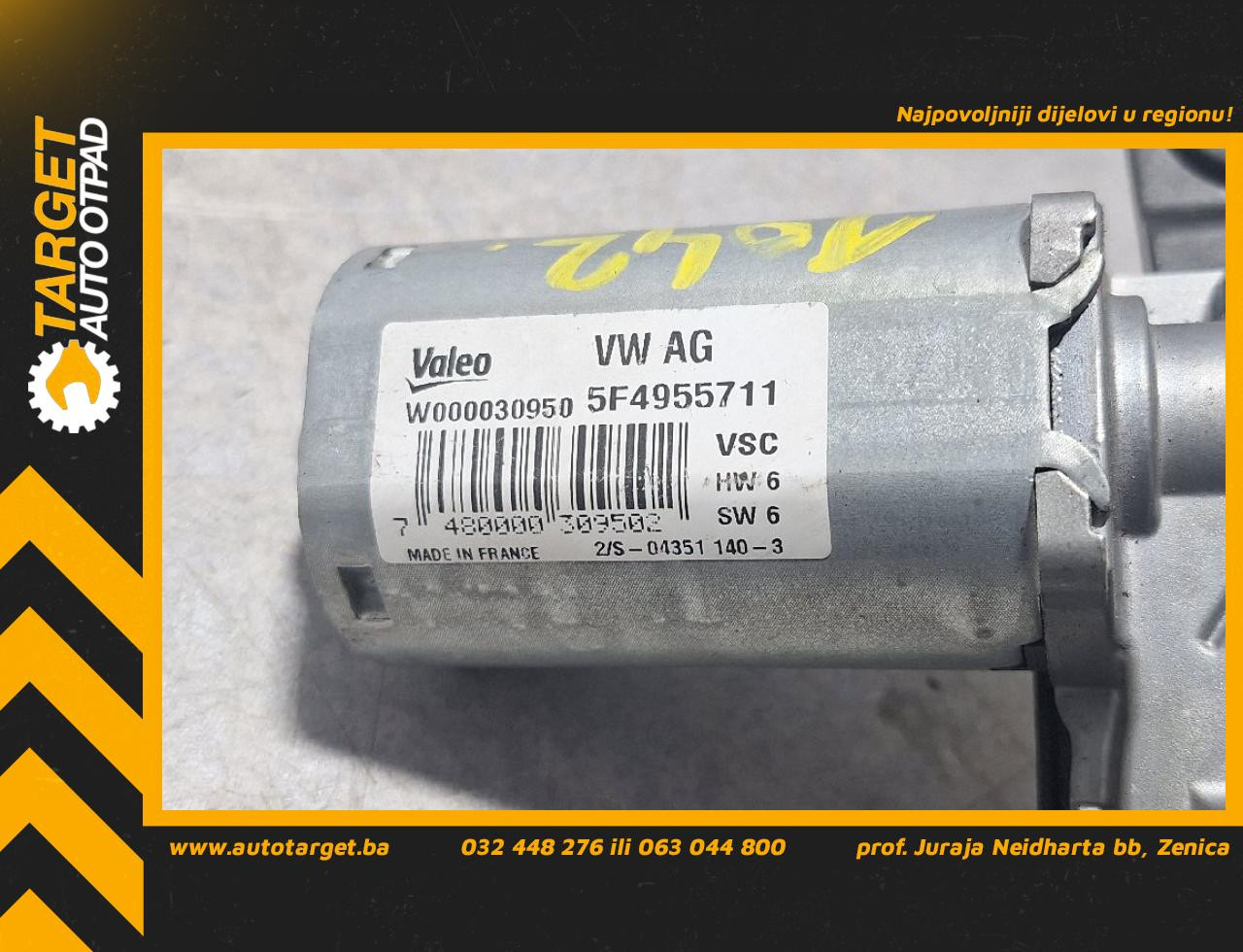 DIJELOVI MOTORIC BRISACA GEPEKA SKODA FABIA > 14- 5F4955711