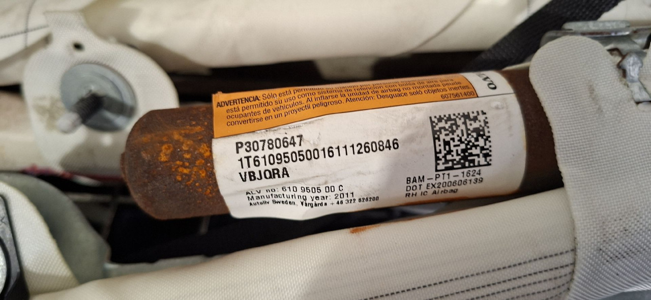 DIJELOVI KROVNI AIRBAG VOLVO S60/V60 > 10-13 30780647