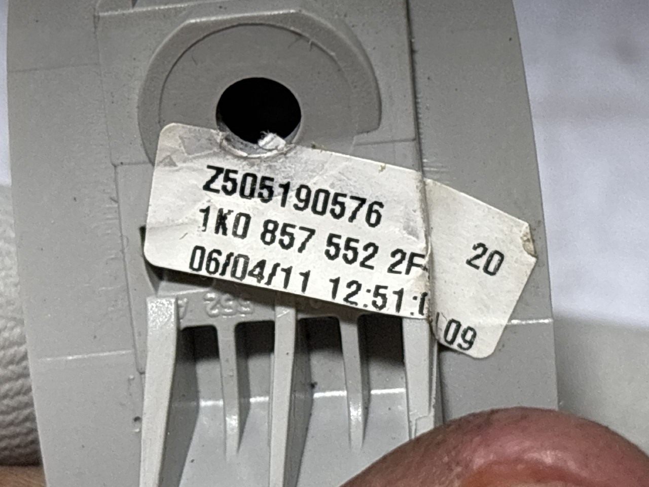 DIJELOVI SUNCOBRAN VW GOLF 6 > 08-12 1K0857552