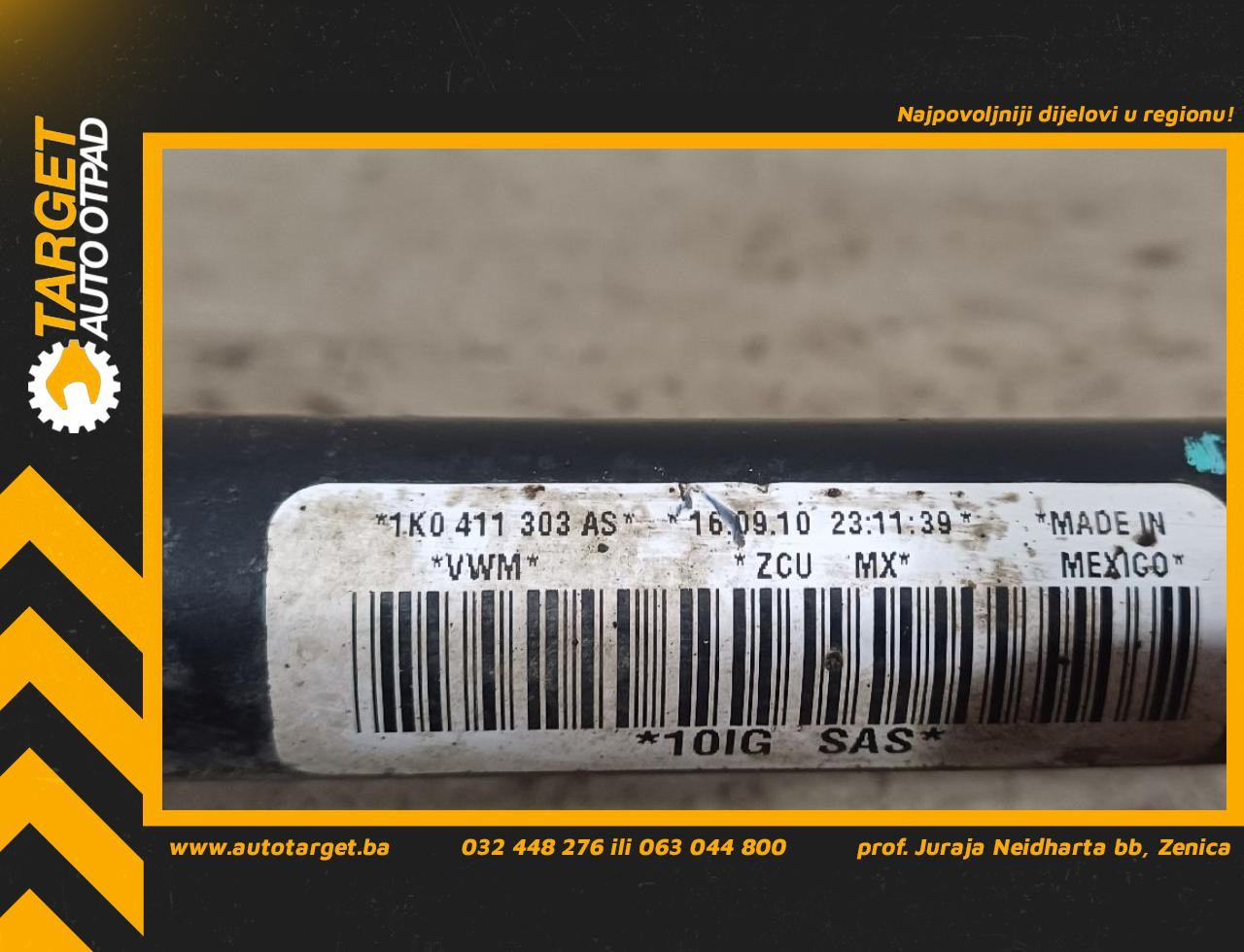 DIJELOVI BALANS STANGA VW GOLF 6 SW > 09-13 1.6 1K0411303AS