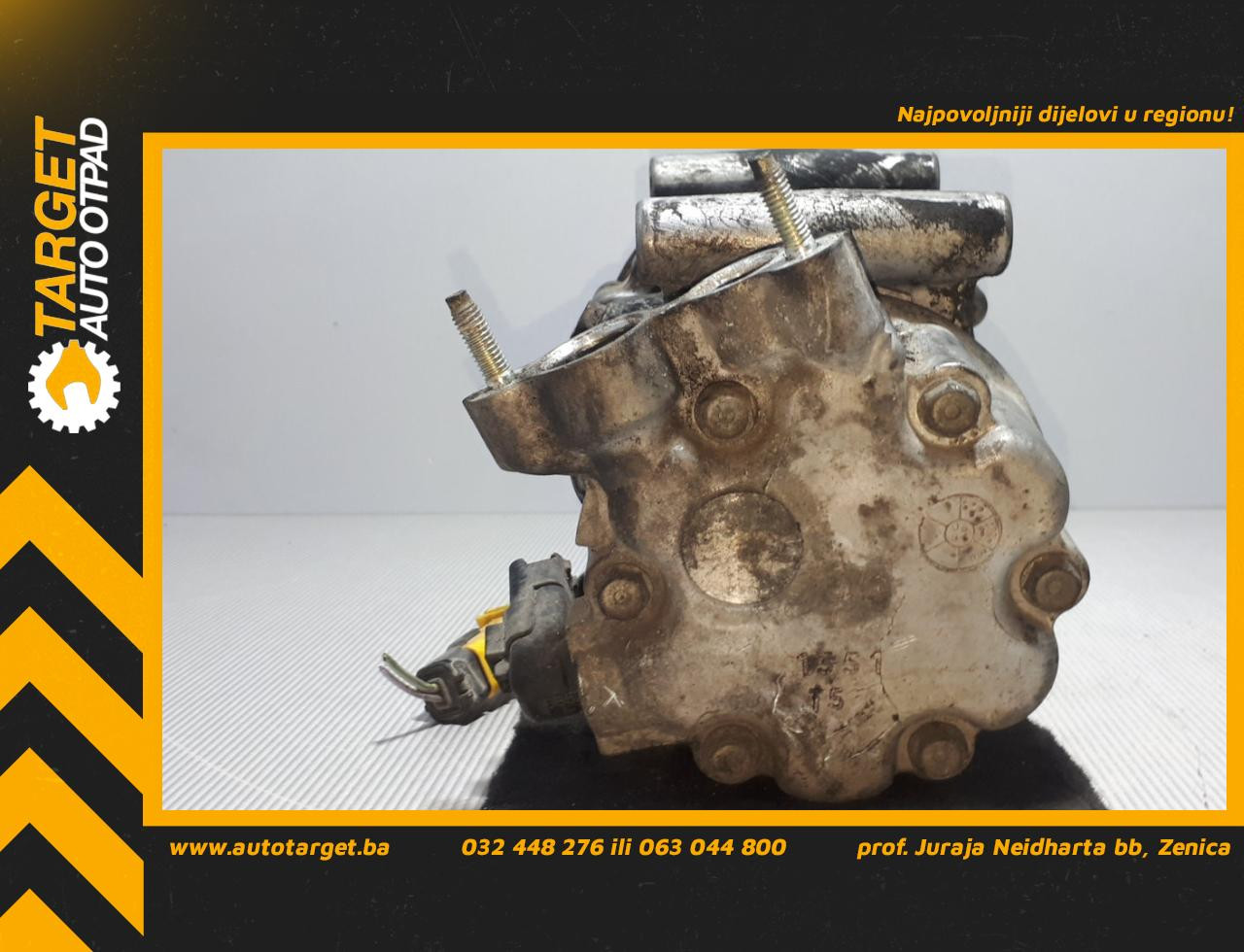 DIJELOVI KOMPRESOR KLIME PEUGEOT 307 > 05-09 1.6 9651910980