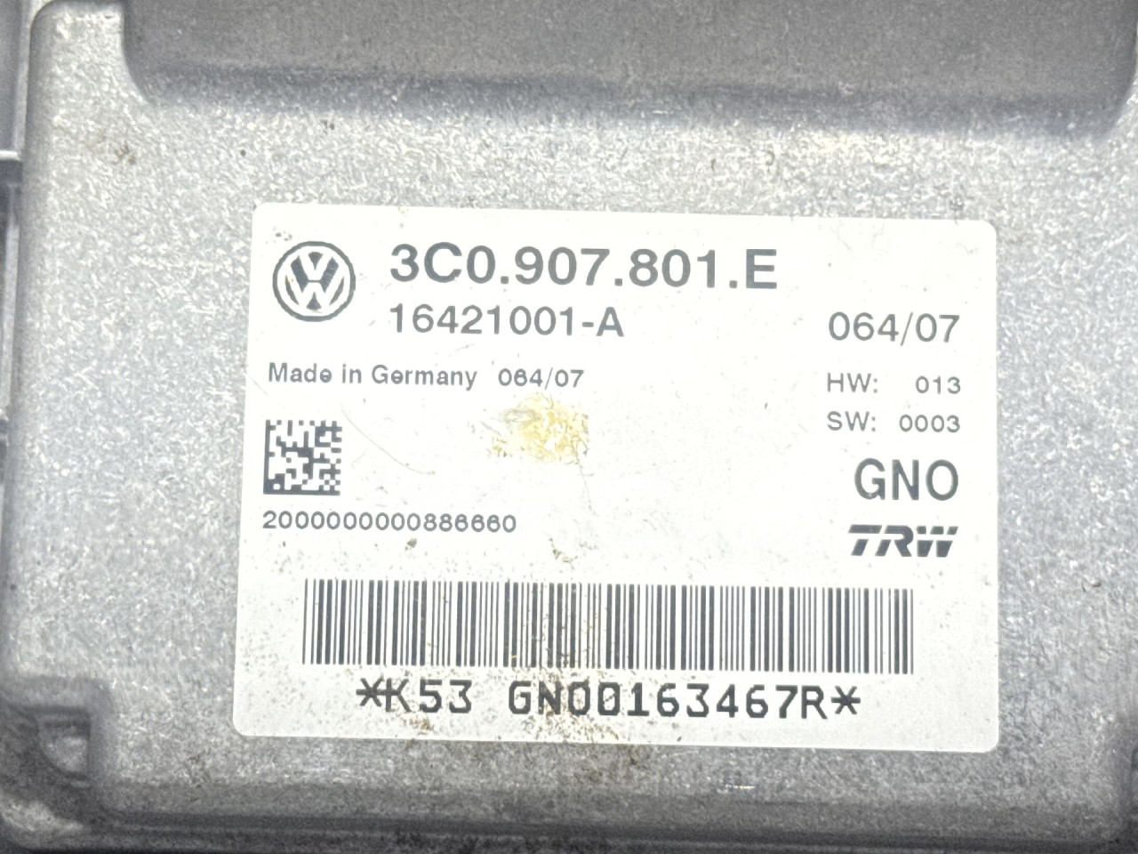 DIJELOVI ELEKTRONIKA MODUL VW PASSAT B6 > 05-10 2.0 3C0907801E