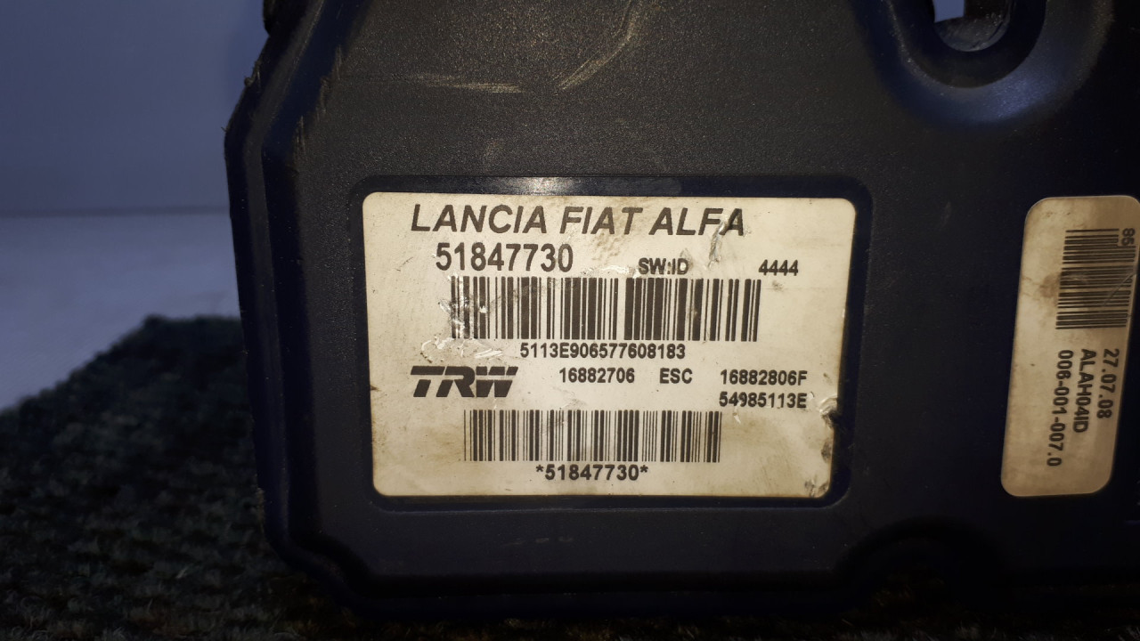 ABS ELEKTRONIKA LANCIA DELTA > 08-14 51847730