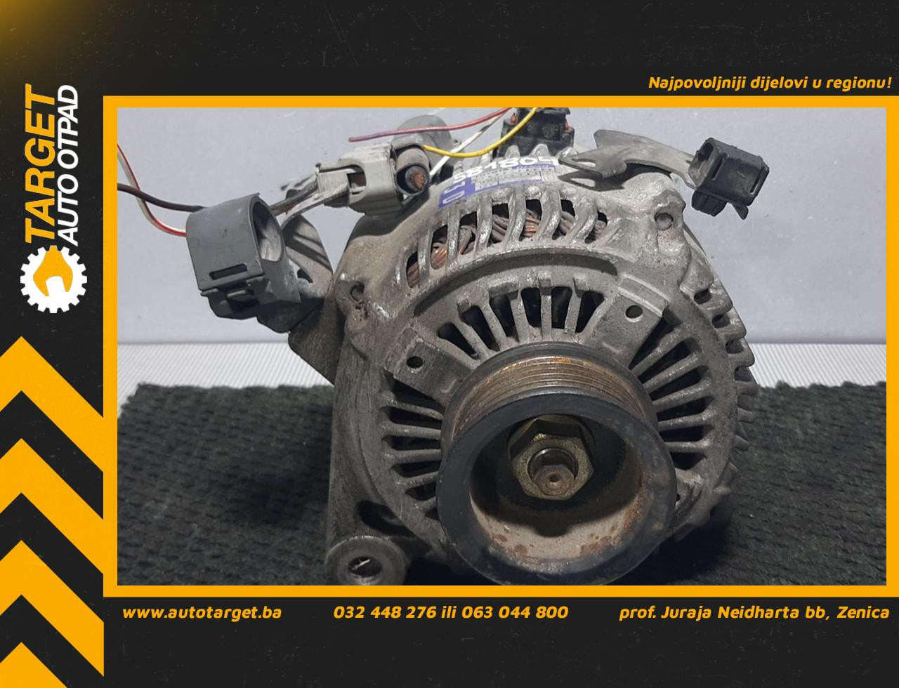 DIJELOVI ALTERNATOR TOYOTA AVENSIS > 00-03 2.0 2706028090