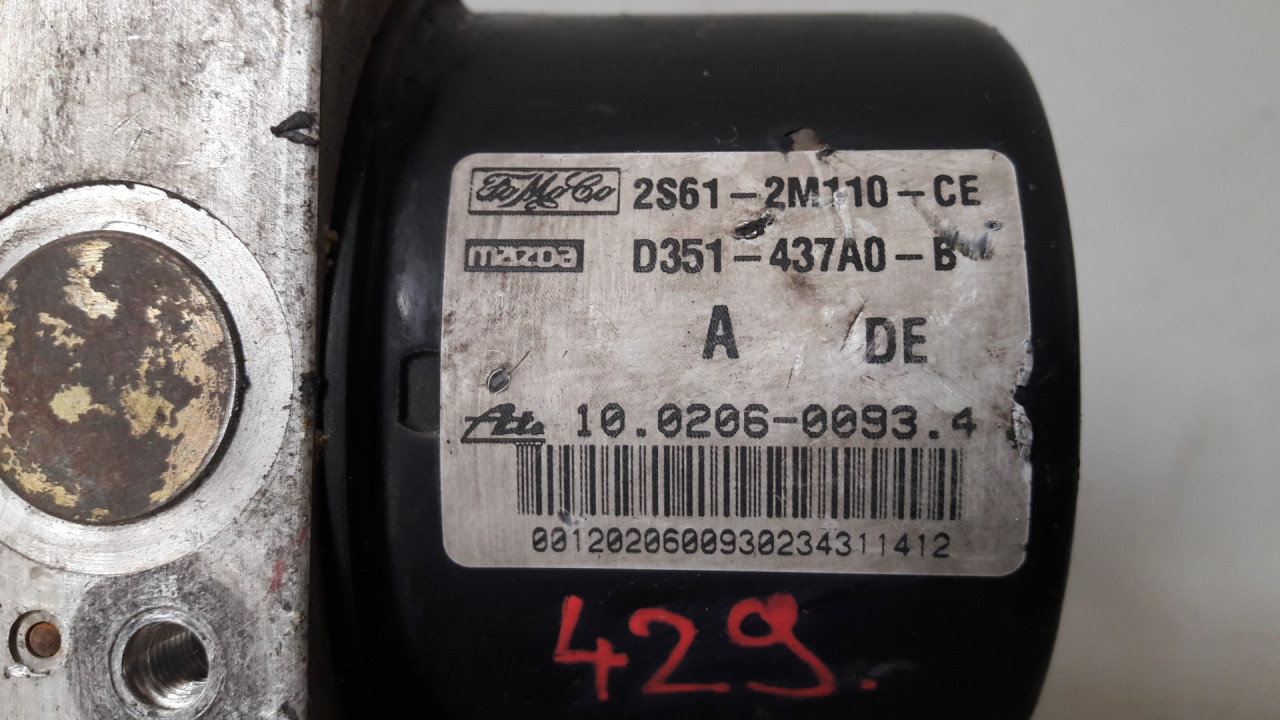 ABS ELEKTRONIKA FORD FIESTA > 02-05 2S612M110CE 1009600