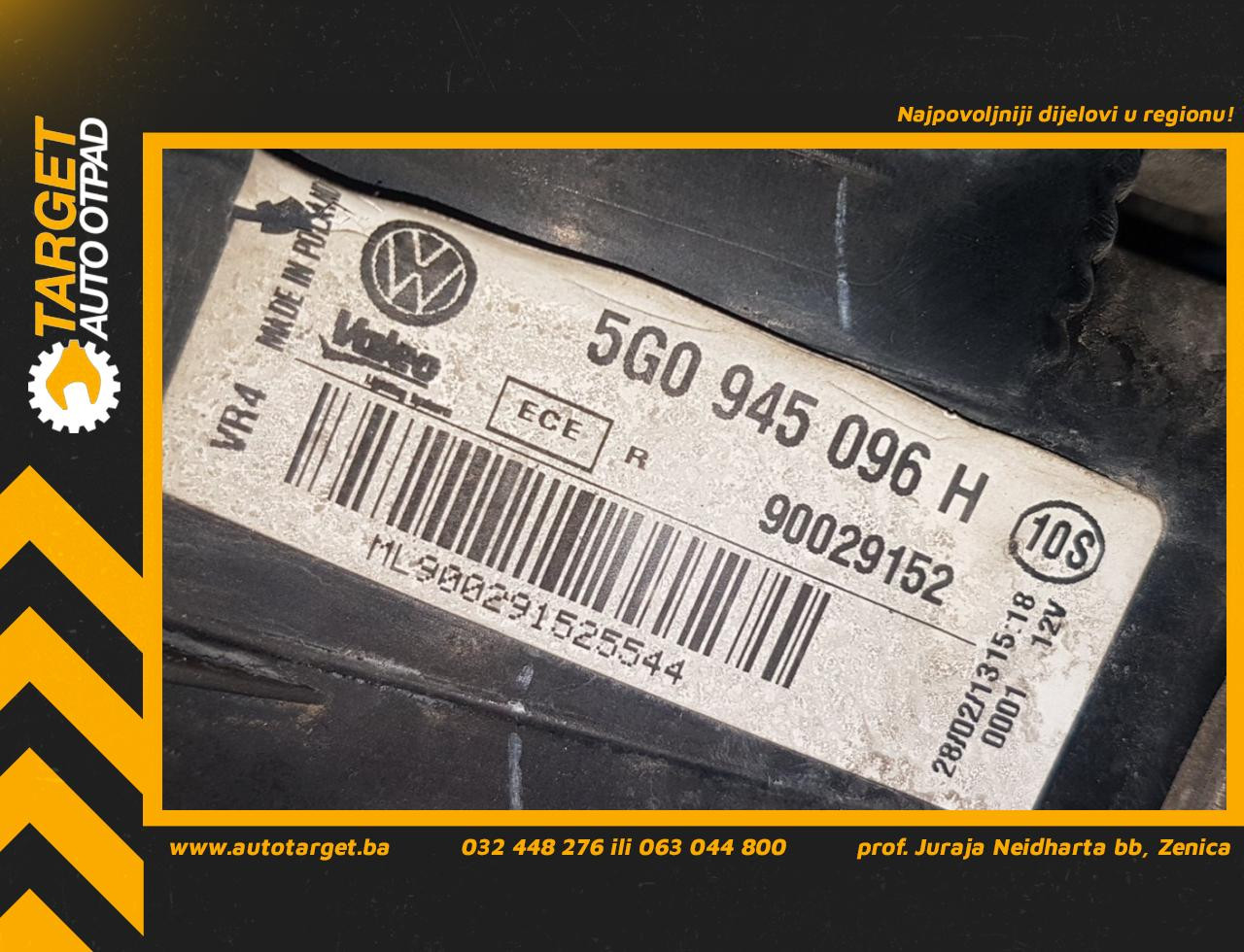 DIJELOVI STOP SVJETLO VW GOLF 7 > 12-16 5G0945096H