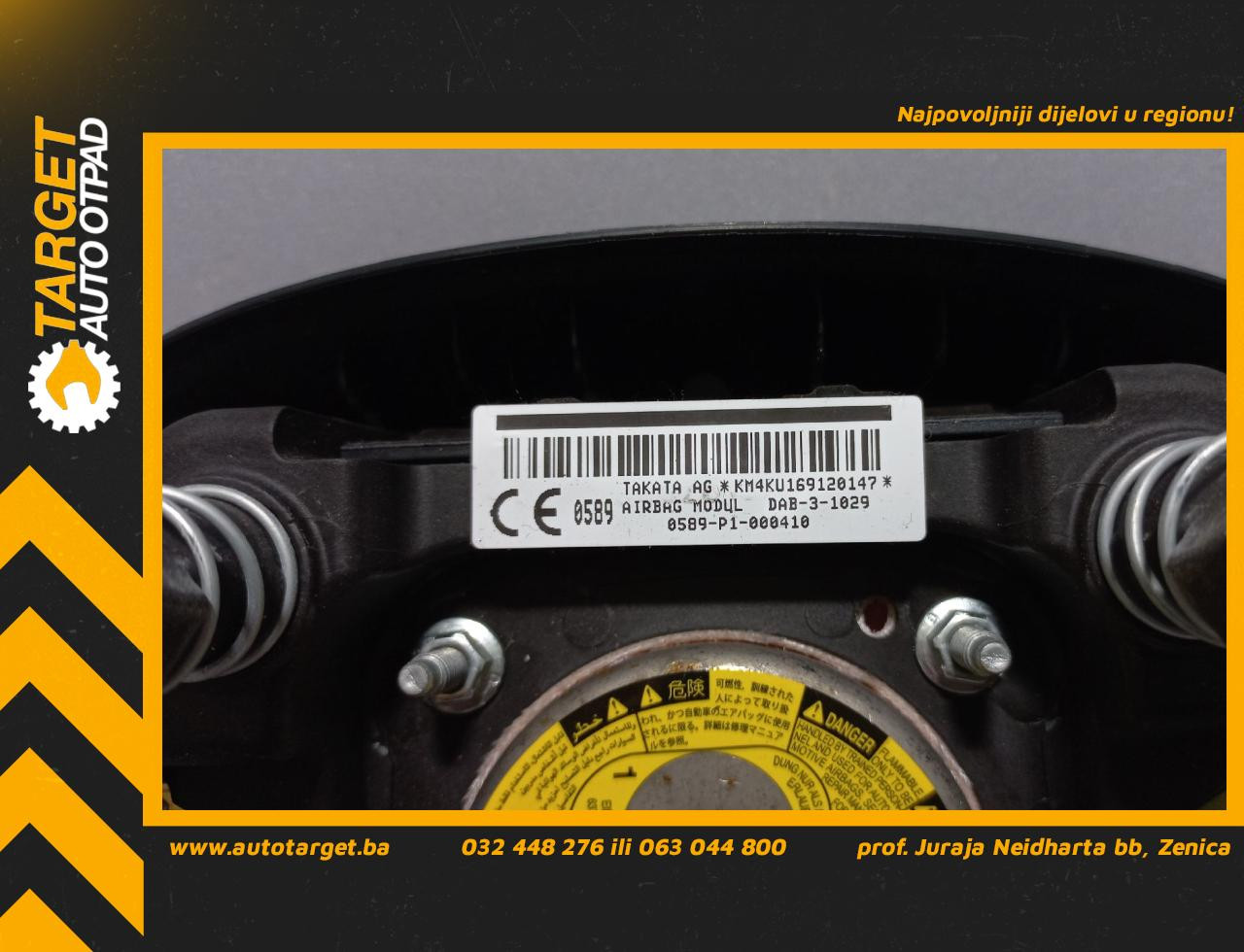 DIJELOVI AIRBAG VOLANA NISSAN NAVARA > 15- 0589P1000410