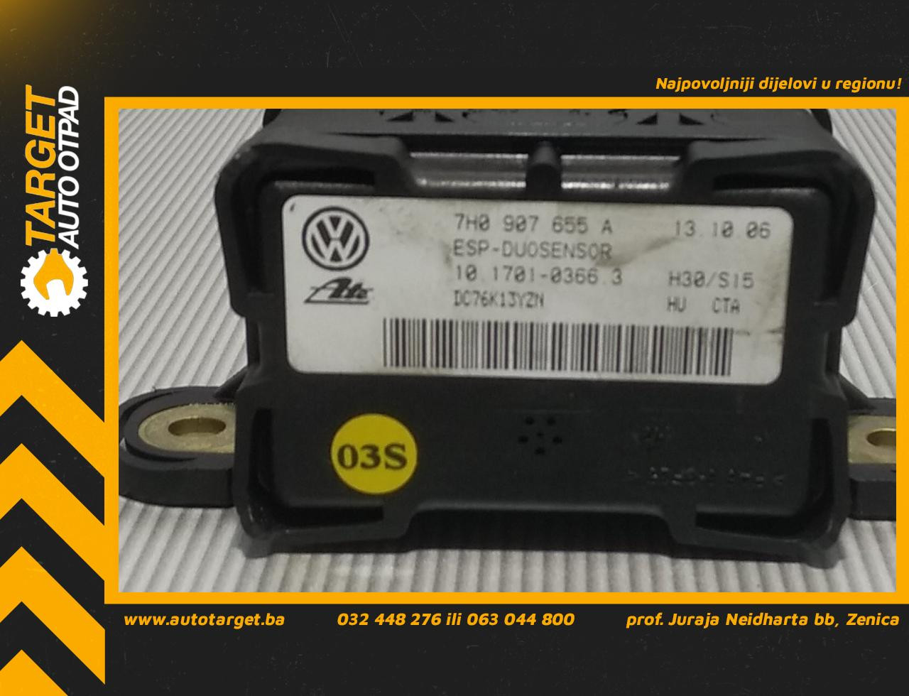 ELEKTRONIKA ESP VW GOLF 5 > 03-08 7H0907655A
