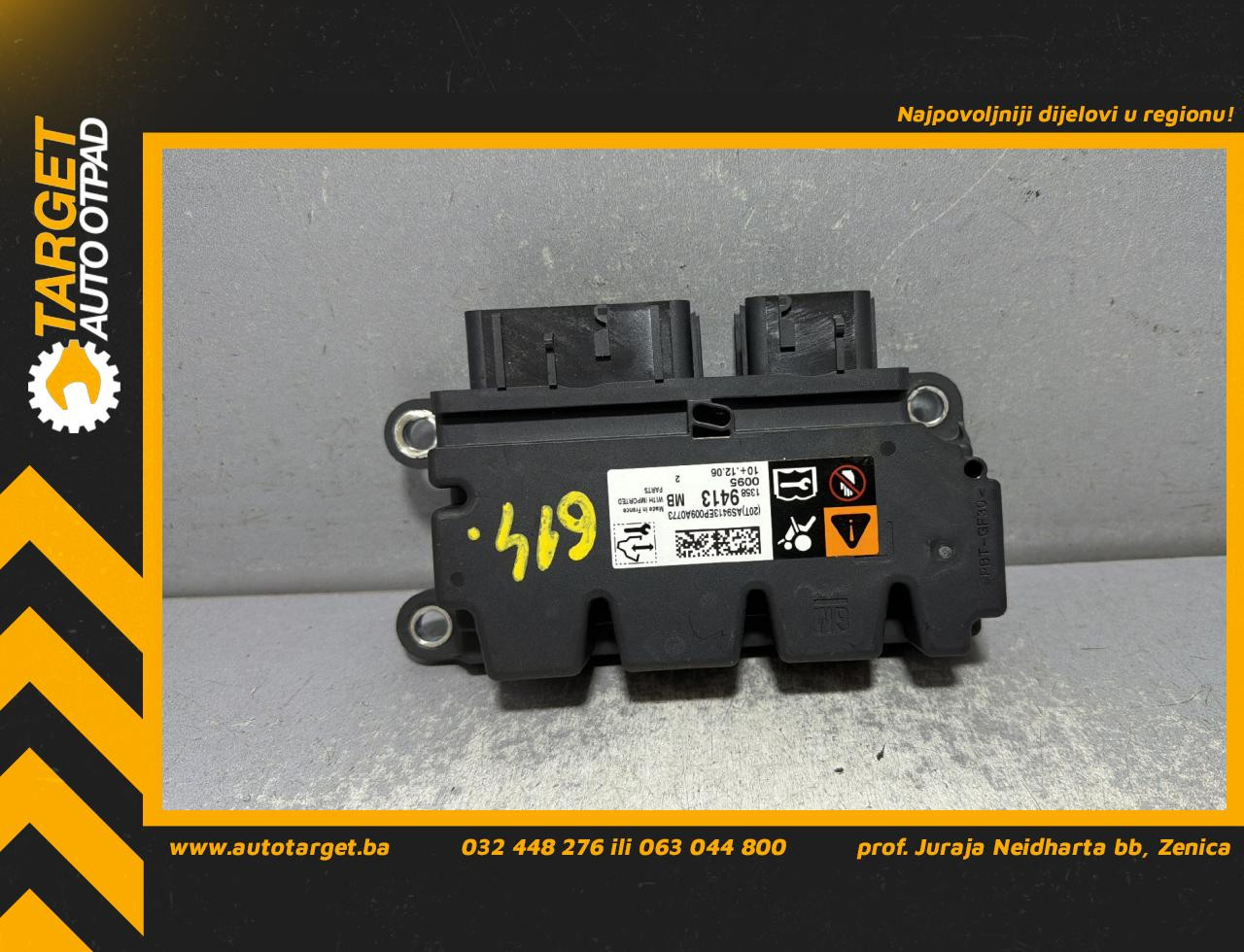 DIJELOVI ELEKTRONIKA AIRBAGA OPEL ASTRA J > 12-15 1.4 13589413