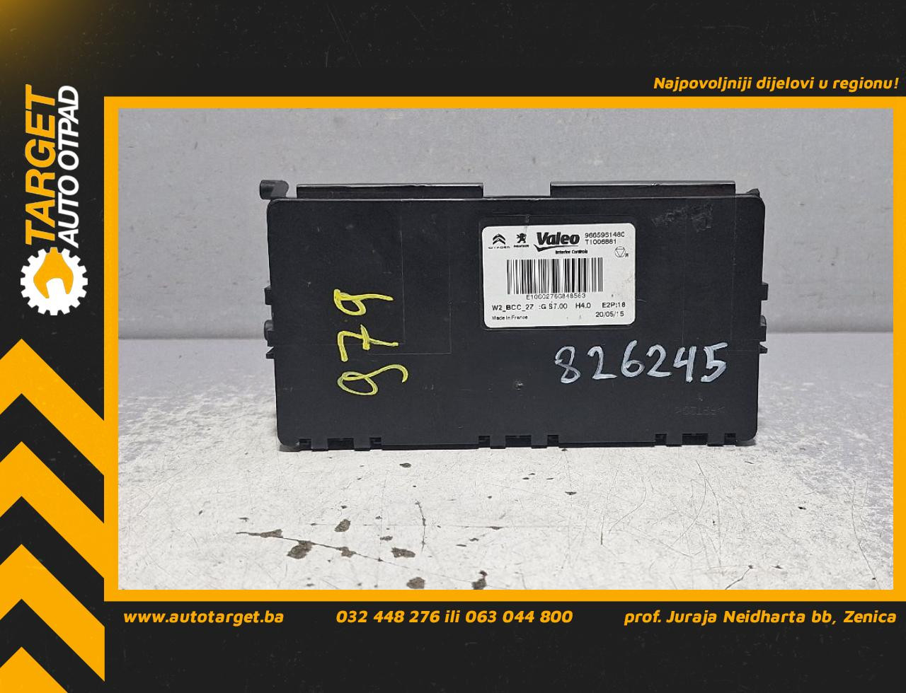 DIJELOVI BCM ELEKTRONIKA PEUGEOT 508 > 14-18 1.6 9665961480