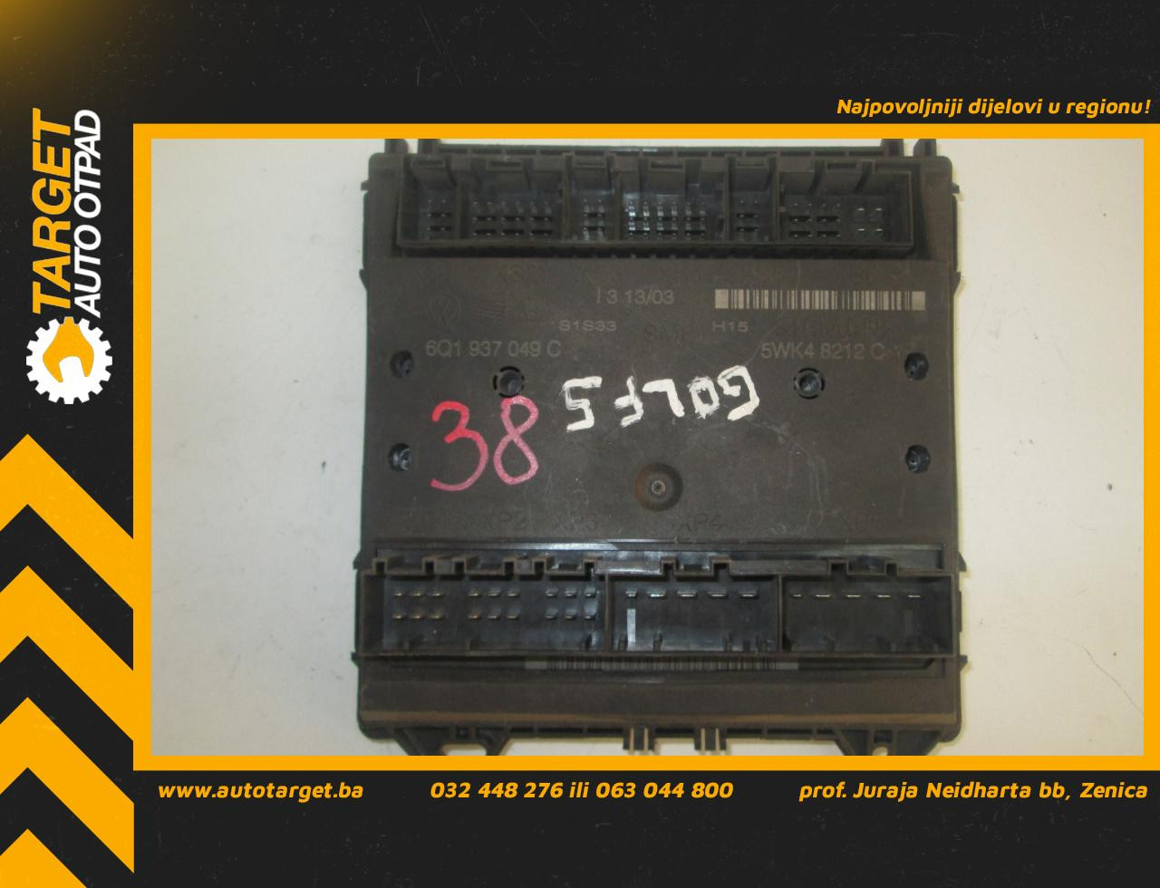 DIJELOVI ELEKTRONIKA MODUL VW POLO > 05-09 6Q1937049C