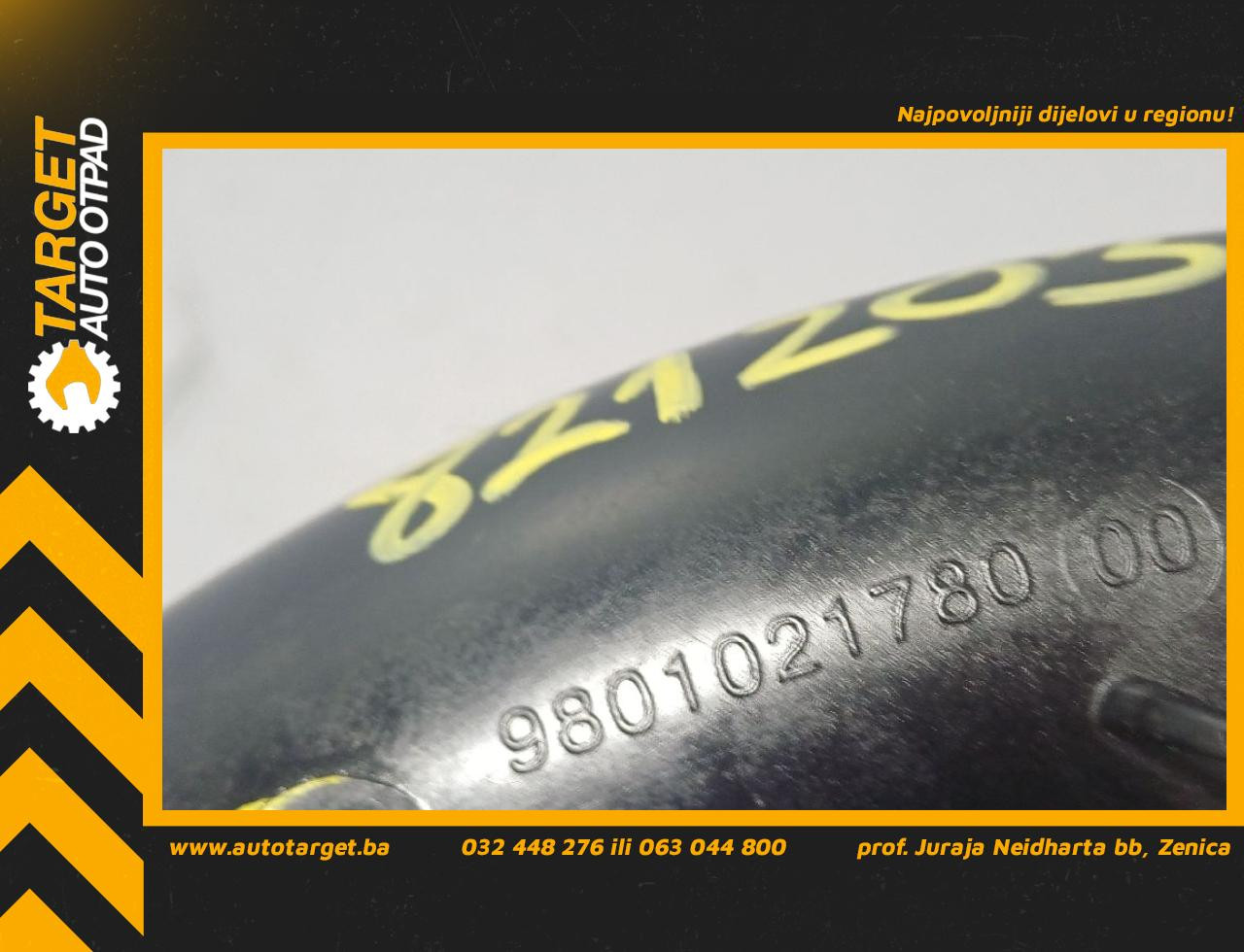 DIJELOVI CRIJEVO CITROEN BERLINGO > 15-18 1.6 9801021780