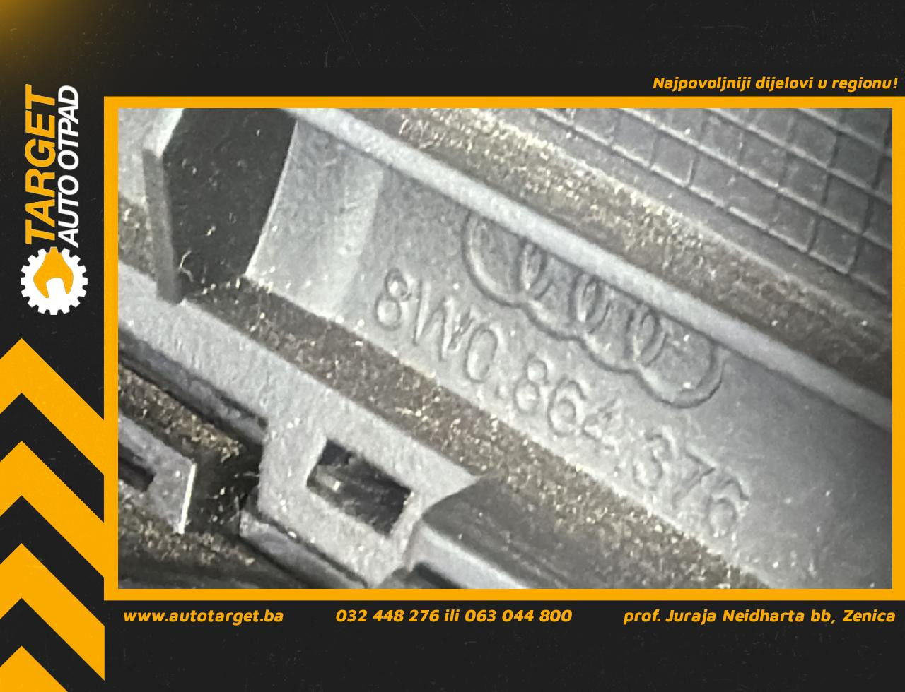 DIJELOVI RESETKA VENTILACIJE AUDI A4 (B9) > 15-18 2.0 8W0864376