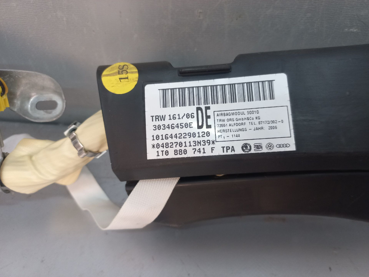 KROVNI AIRBAG VW TOURAN > 03-06 1T0880741F