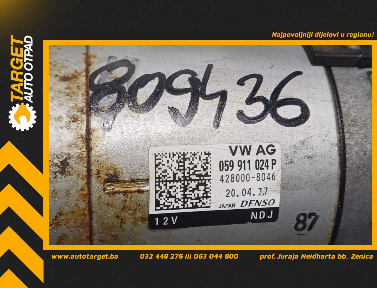 DIJELOVI ALNASER AUDI A7 > 14 - 18 3.0 059911024P