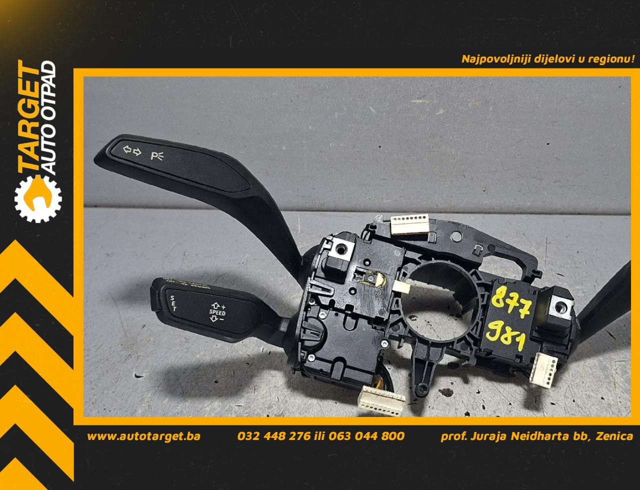DIJELOVI RUCICE VOLANA AUDI A3 (8VF/8VK) > 16-20 1.6 8V0953521HB
