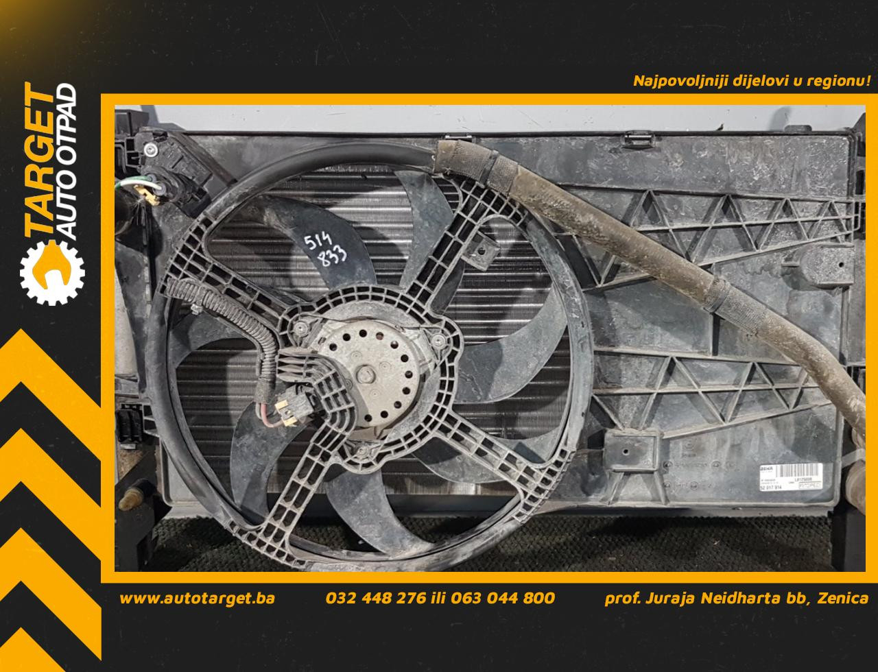 DIJELOVI HLADNJAK KLIME FIAT QUBO > 08-16 51931470