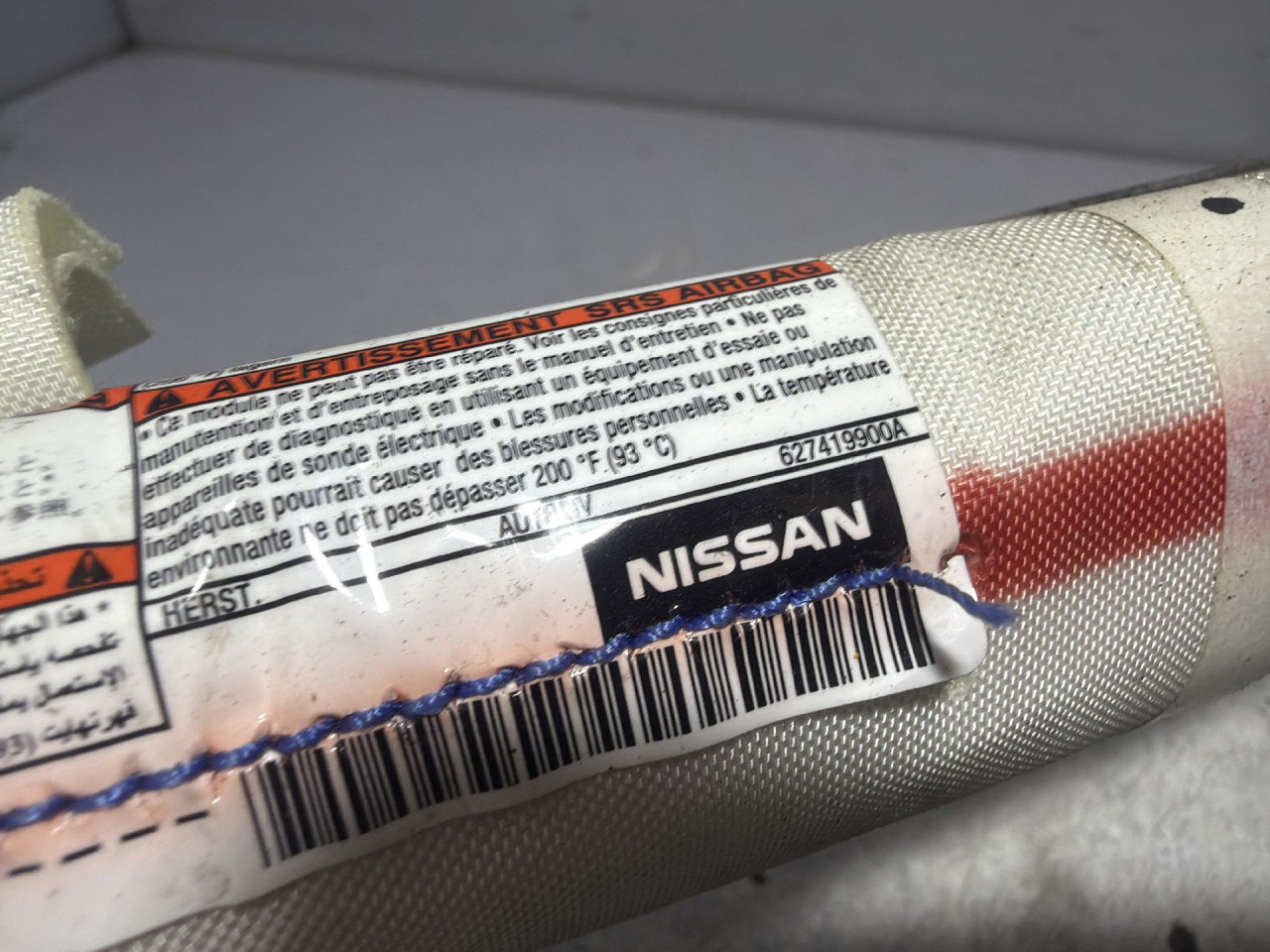 DIJELOVI KROVNI AIRBAG NISSAN X-TRAIL > 14-17 627419900A