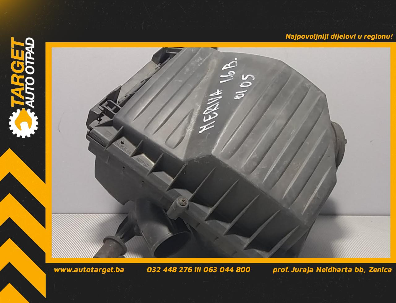 KUCISTE FILTERA ZRAKA OPEL MERIVA > 03-06 44612585901
