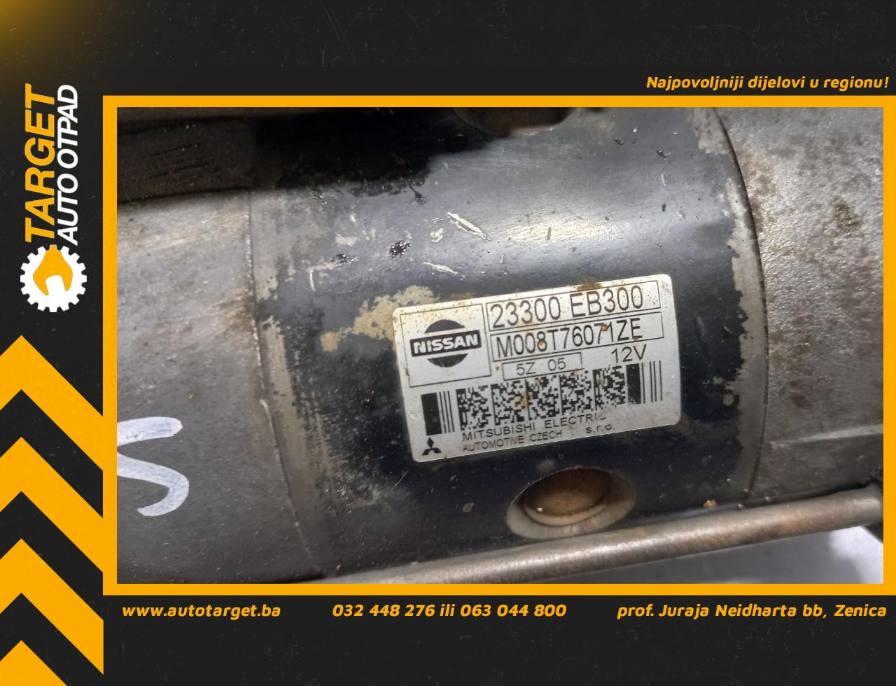 DIJELOVI ALNASER NISSAN NAVARA PATHFINDER > 05-09 2.5 23300EB300