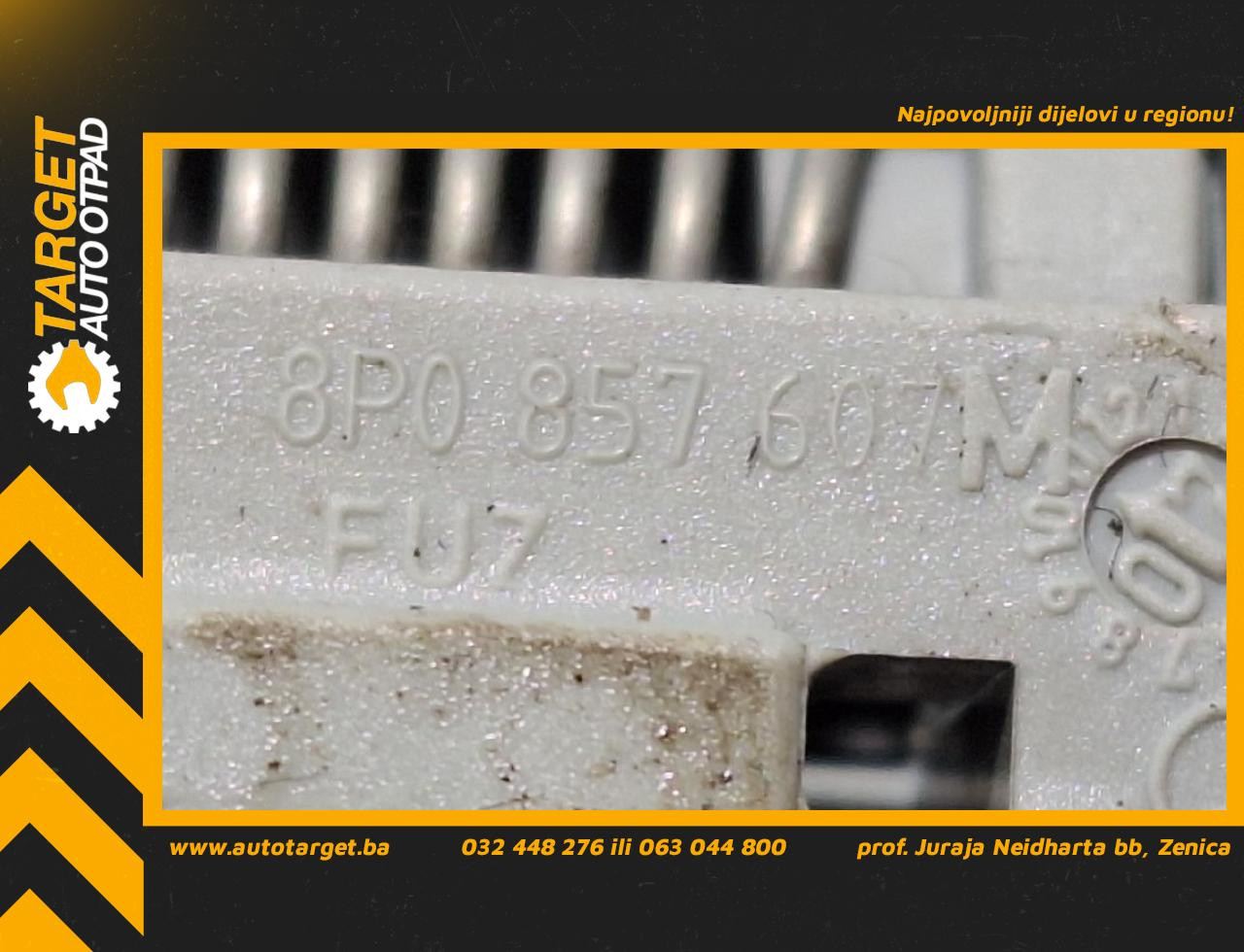 DIJELOVI KROVNA RUCKA AUDI A3 > 03-08 2.0 8P0857607M