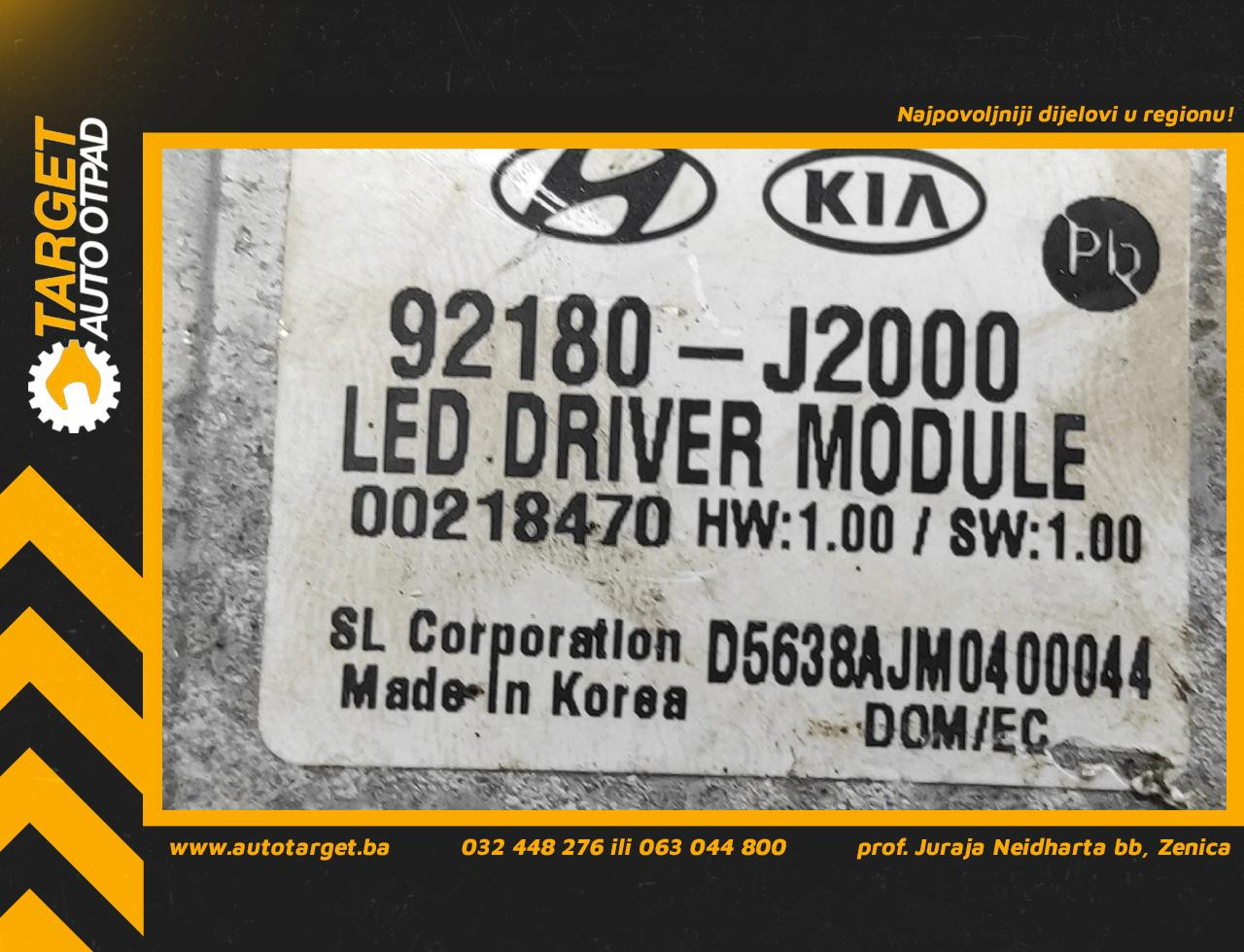 DIJELOVI BALAST FARA KIA SOUL > 16- 92180J2000