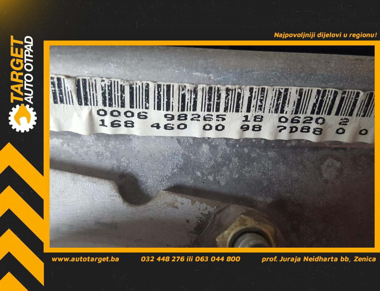AIRBAG VOLANA MERCEDES A KLASA (W168) > 97-01 1684600098