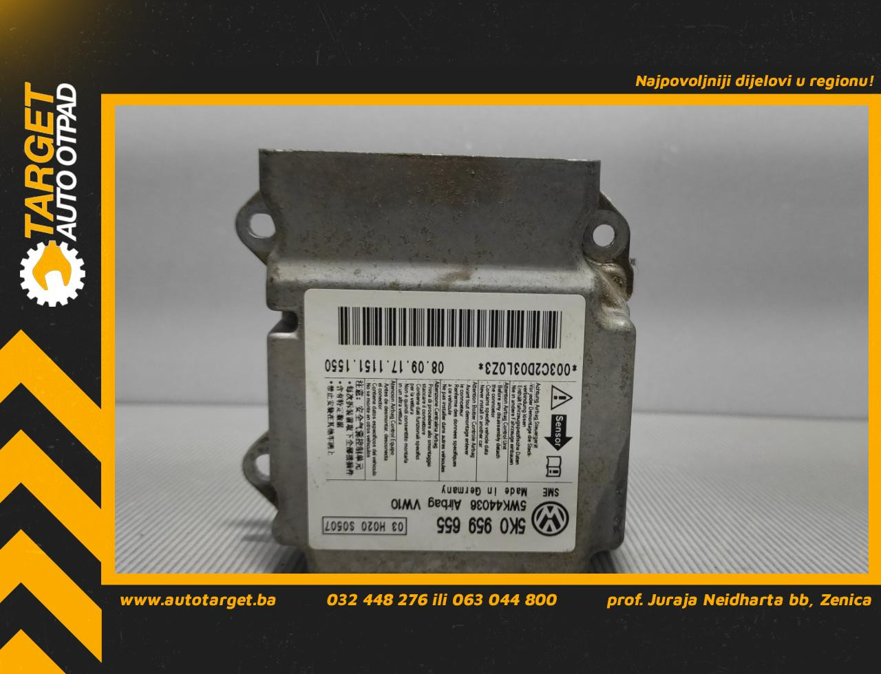 ELEKTRONIKA AIRBAGA VW GOLF 6 > 08-12 5K0959655