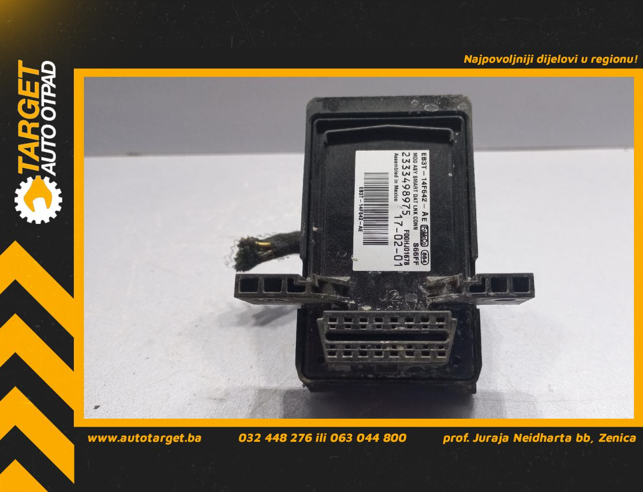 DIJELOVI ELEKTRONIKA MODUL FORD RANGER > 16- 2.2 EB3T14F642AE