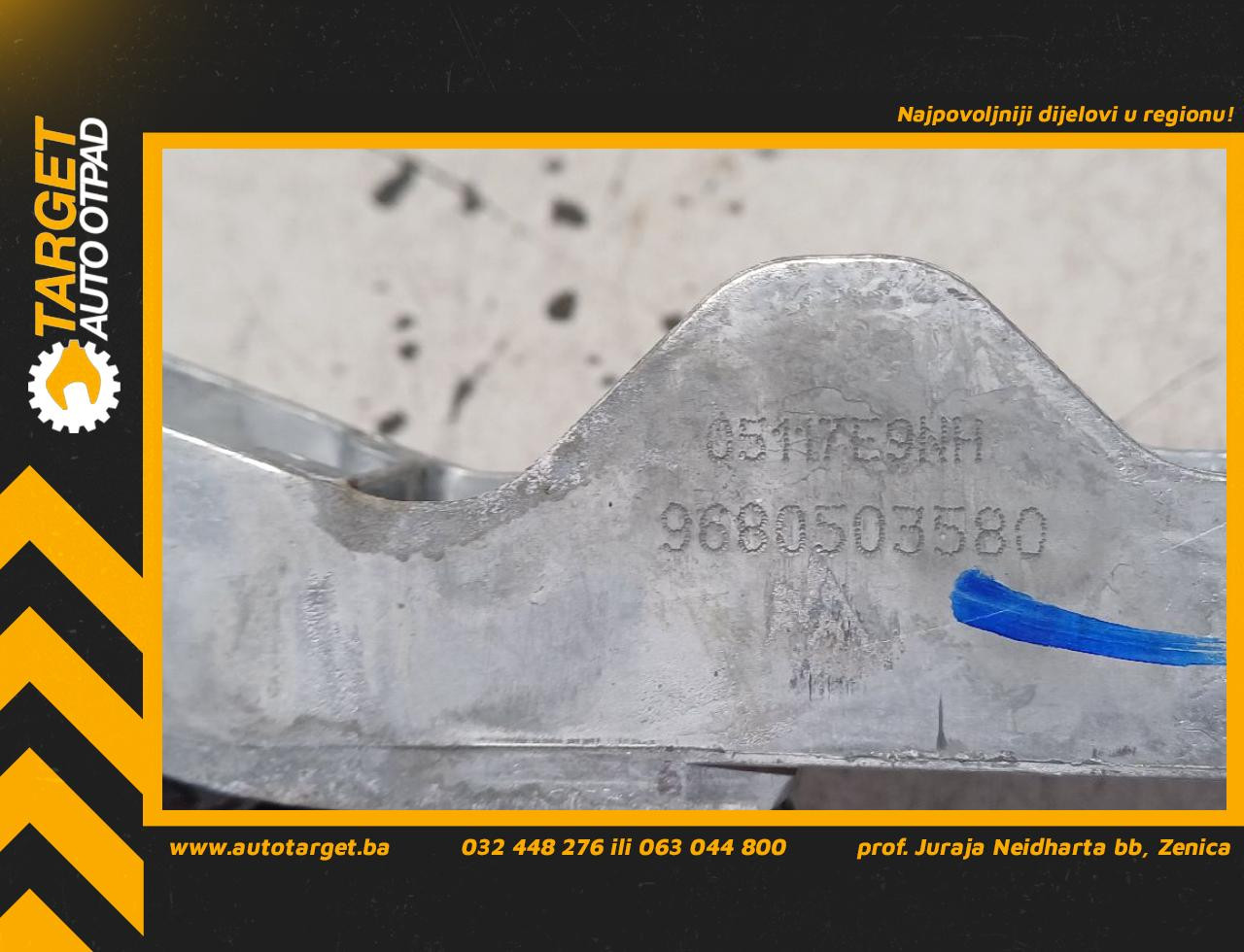 DIJELOVI RUCKA VRATA PEUGEOT PARTNER > 15-18 9680503580