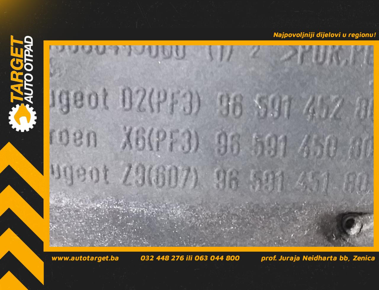 DIJELOVI POKLOPAC MOTORA CITROEN C6 > 05-12 965914508000