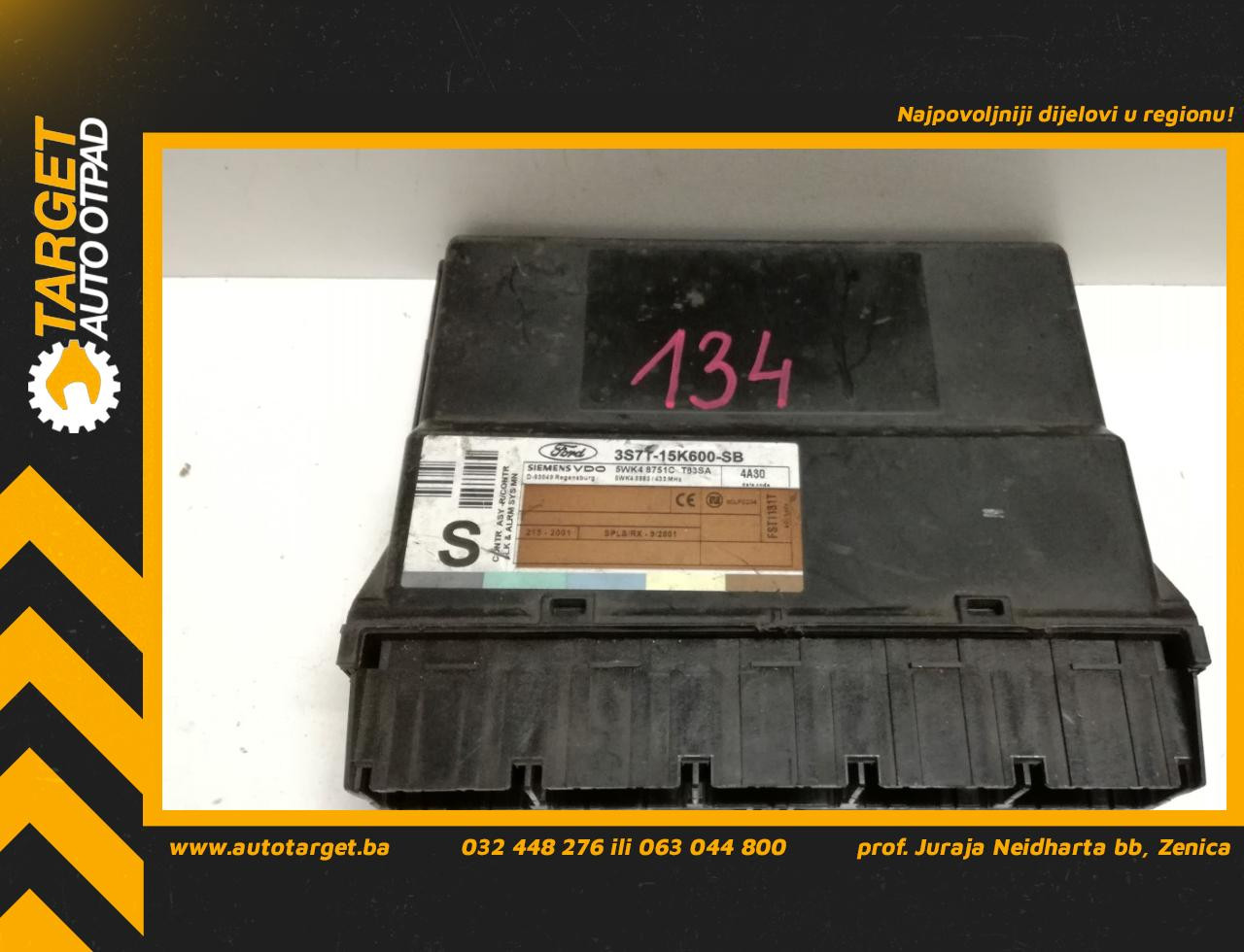 ELEKTRONIKA MODUL FORD MONDEO > 00-03 3S7T15K600SB