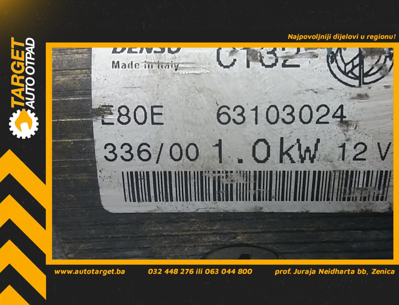 DIJELOVI ALNASER LANCIA YPSILON > 96-03 1.2 63103024