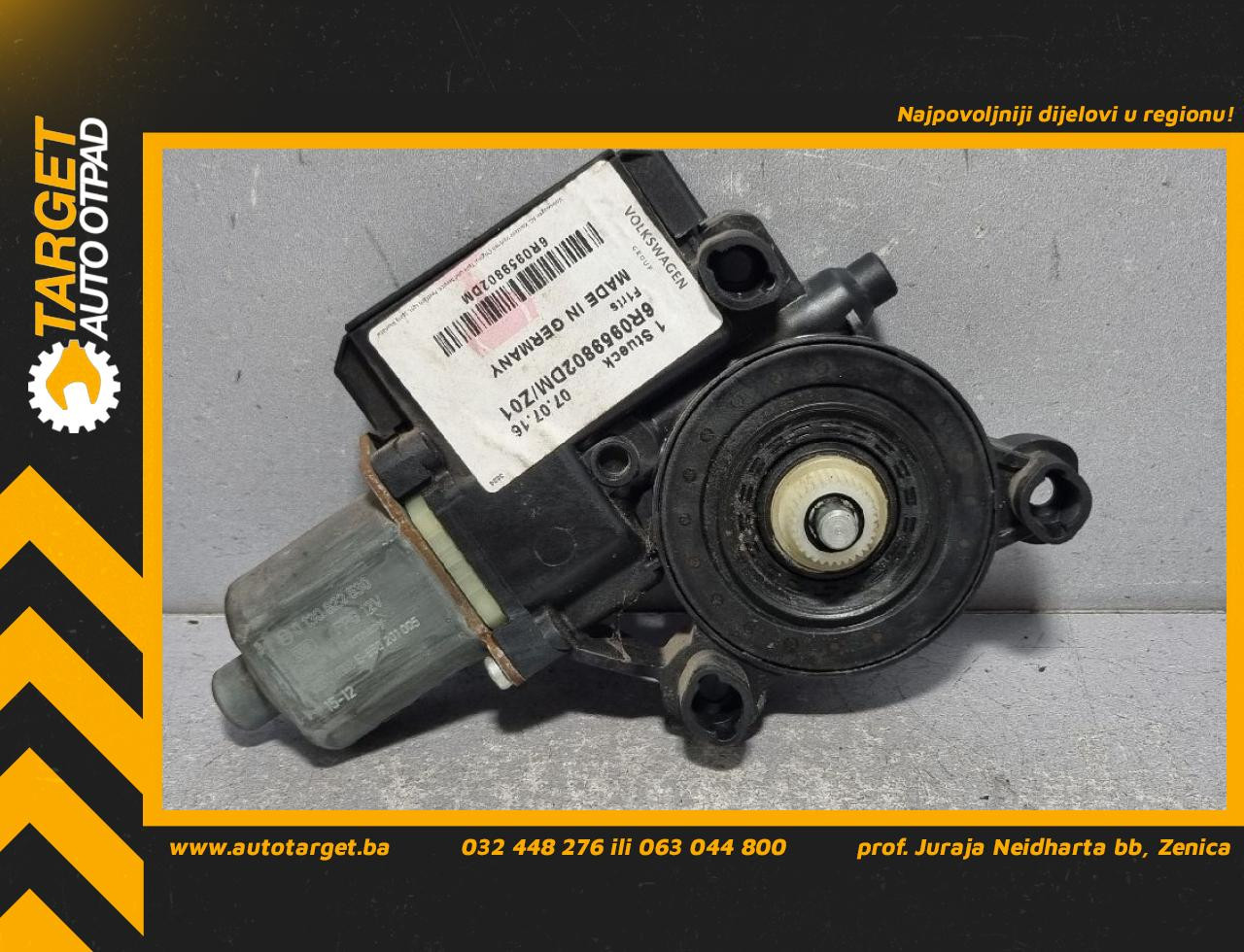 DIJELOVI MOTORIC PODIZACA STAKLA VW POLO > 09-14 6R0959802DM