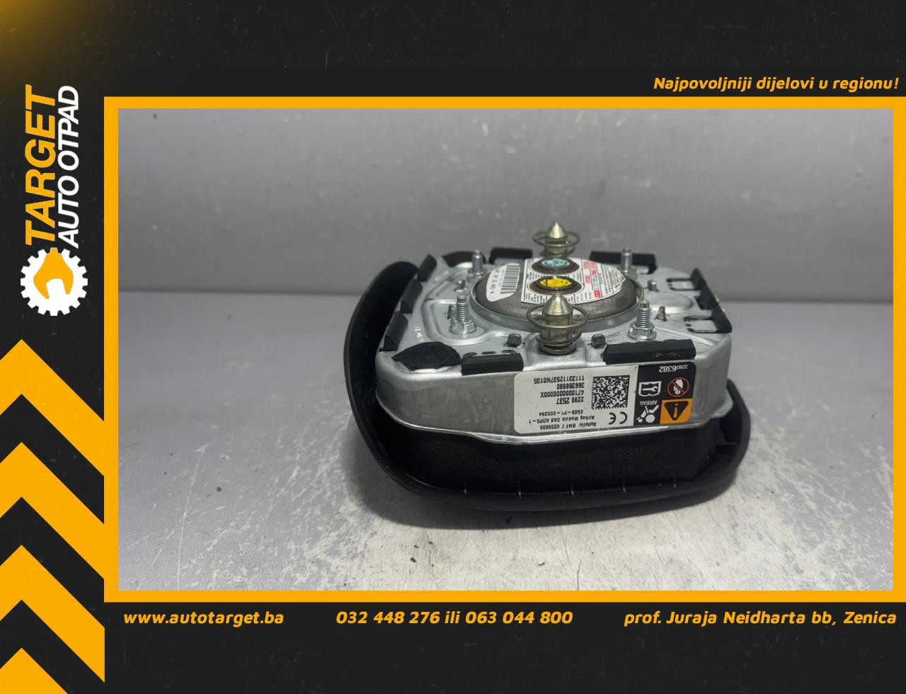 DIJELOVI AIRBAG VOLANA OPEL INSIGNIA > 14-16 2.0 22992537