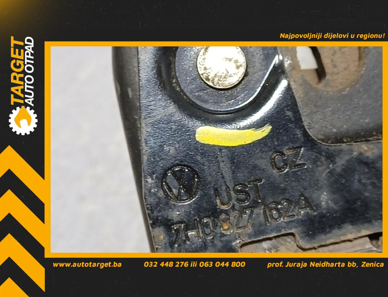 DIJELOVI BRAVA VRATA VW CADDY > 03-10 7H0827162A