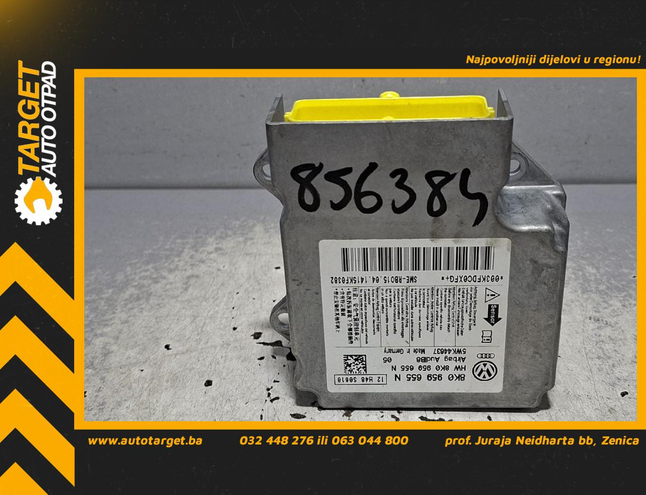 DIJELOVI ELEKTRONIKA AIRBAGA AUDI A4 (B8) > 12-15 2.0 8K0959655N