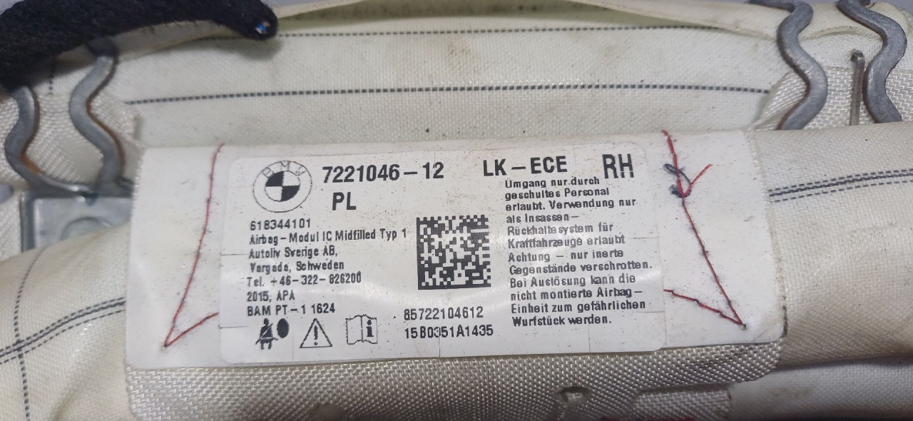 KROVNI AIRBAG BMW SERIJA 3 (F30/F31) > 15-18 7221046