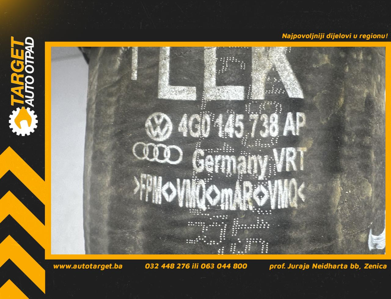 DIJELOVI CRIJEVO INTERKULERA AUDI A6 4G > 14-18 3.0 4G0145738AP