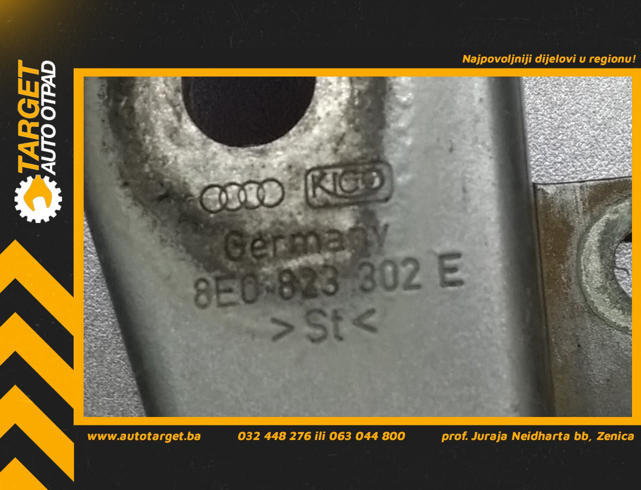 DIJELOVI SKARE OD HAUBE AUDI A4 (B7) > 04-07 8E0823302E