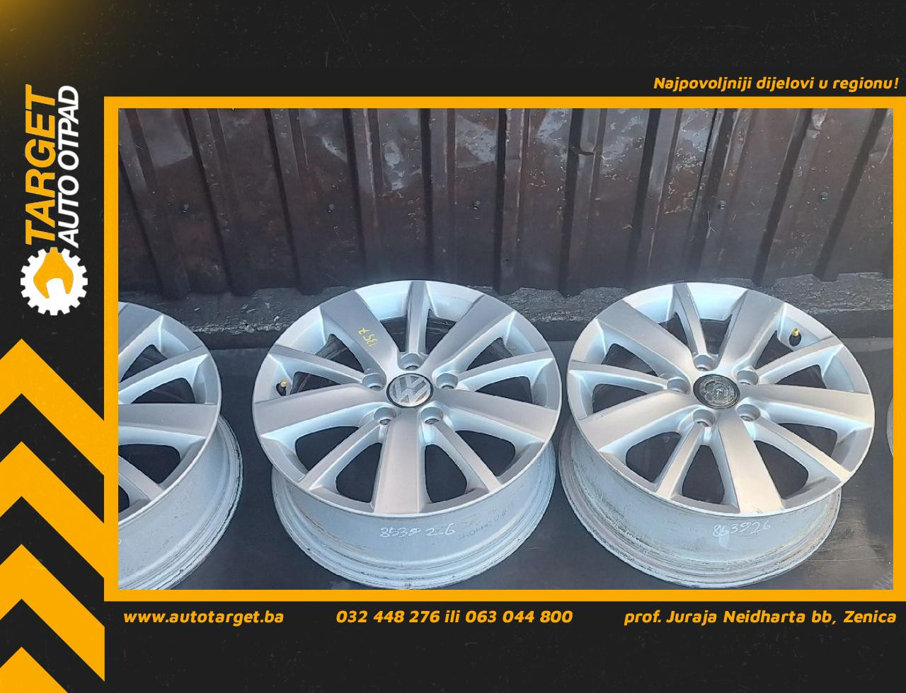 DIJELOVI FELGE VW GOLF 6 > 08-12