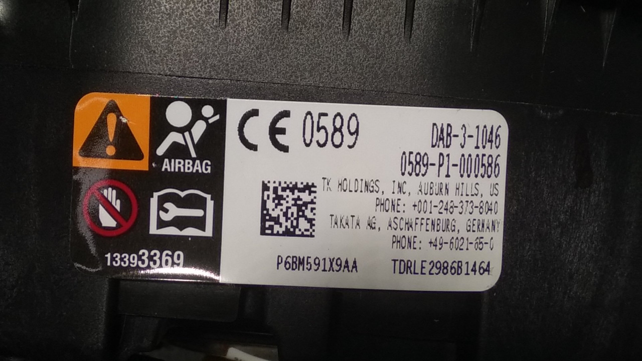 AIRBAG VOLANA JEEP GRAND CHEROKEE > 13-16 P6BM591X9AA
