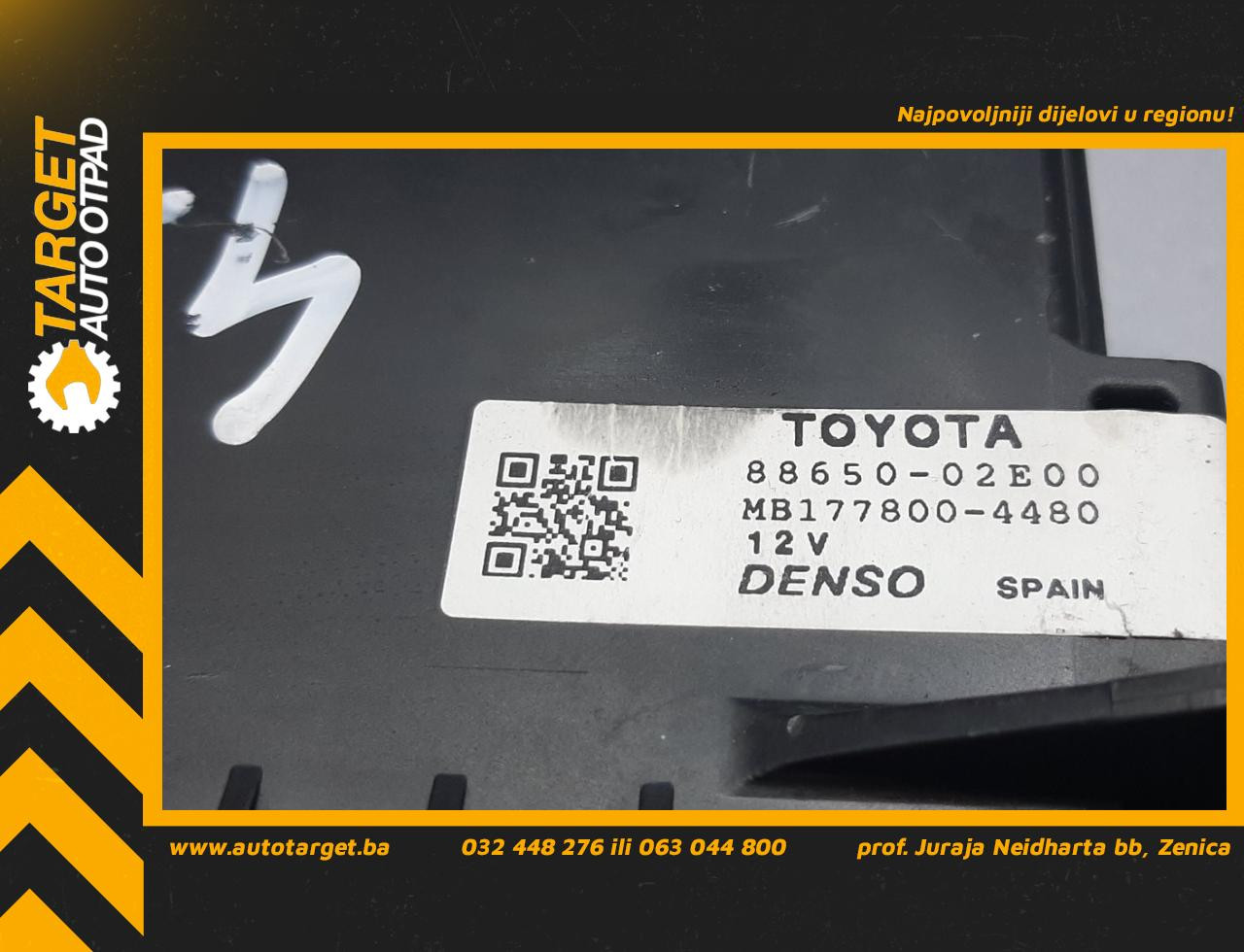 DIJELOVI ELEKTRONIKA MODUL TOYOTA AURIS > 13-15 1.8 8865002E00