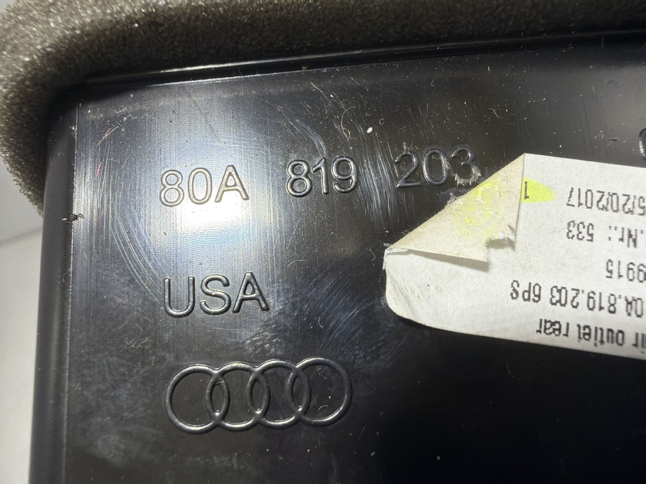 RESETKA VENTILACIJE AUDI Q5 (FY) > 17 - 20  80A819203