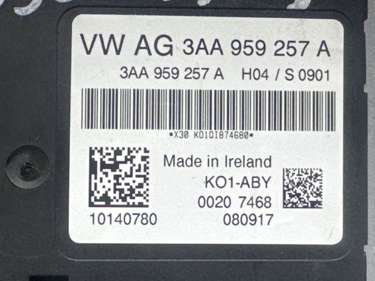 ELEKTRONIKA MODUL VW GOLF 7 FACELIFT > 16-20 3AA959257A