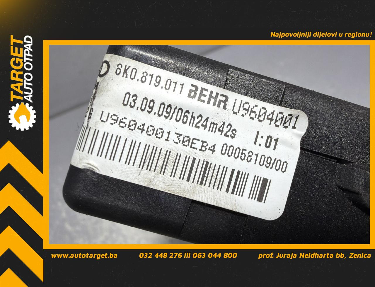 DIJELOVI GRIJAC AUDI Q5 > 08-11 2.0 8K0819011