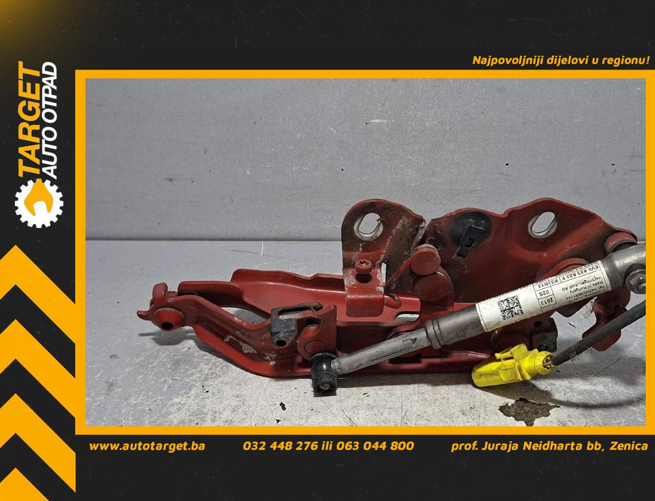 DIJELOVI SKARE OD HAUBE AUDI A3 (8V1/8VA) > 12-16 1.4 8V0823302F