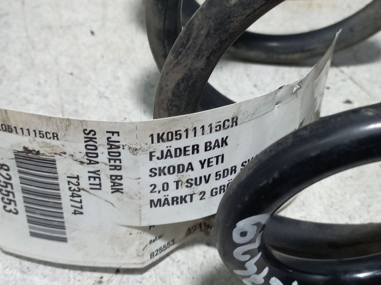 DIJELOVI OPRUGA AMORTIZERA SKODA YETI > 10-13 1K0511115CR